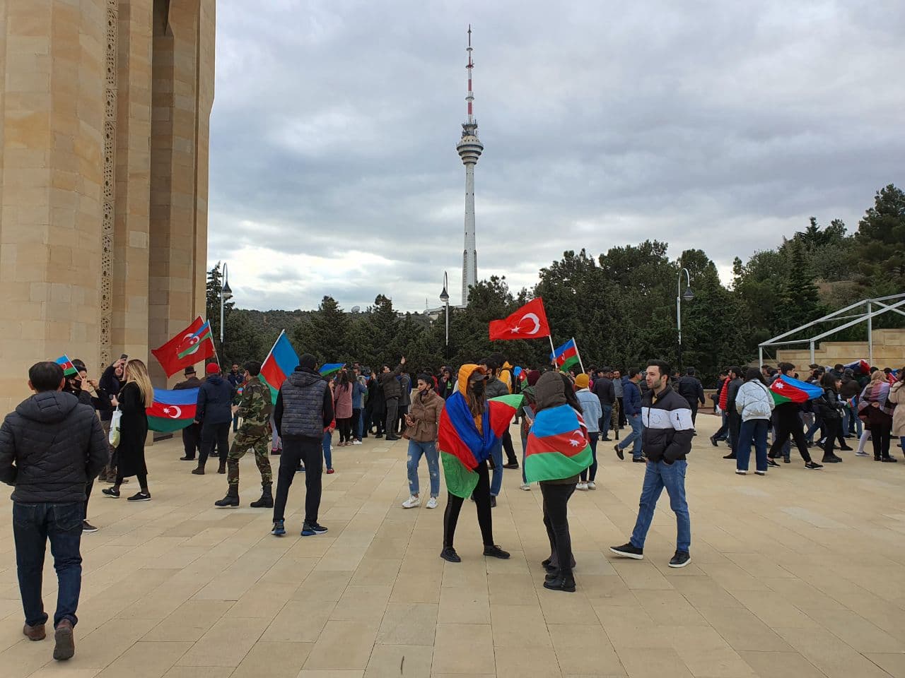 Şəhidlər Xiyabanında Şuşa zəfəri - FOTOLAR