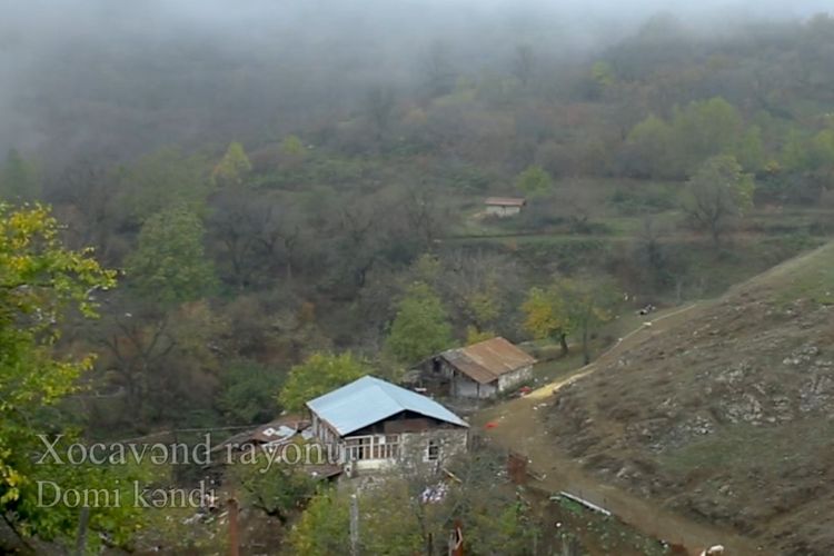 Xocavəndin işğaldan azad olunan Domi kəndi - VİDEO