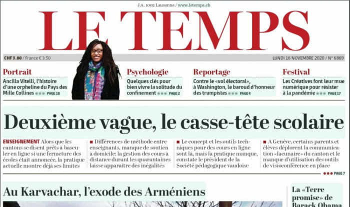«Le Temp» ermənilərin Kəlbəcərdəki vəhşiliyindən yazdı