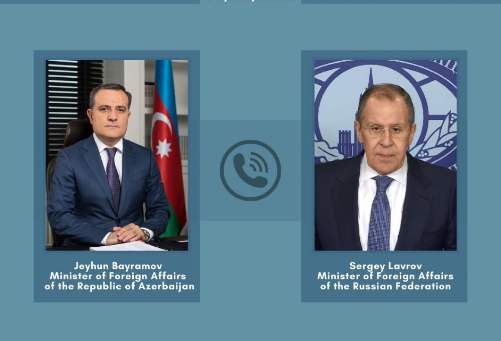 Bayramov və Lavrov Qarabağ bəyanatını müzakirə etdi 