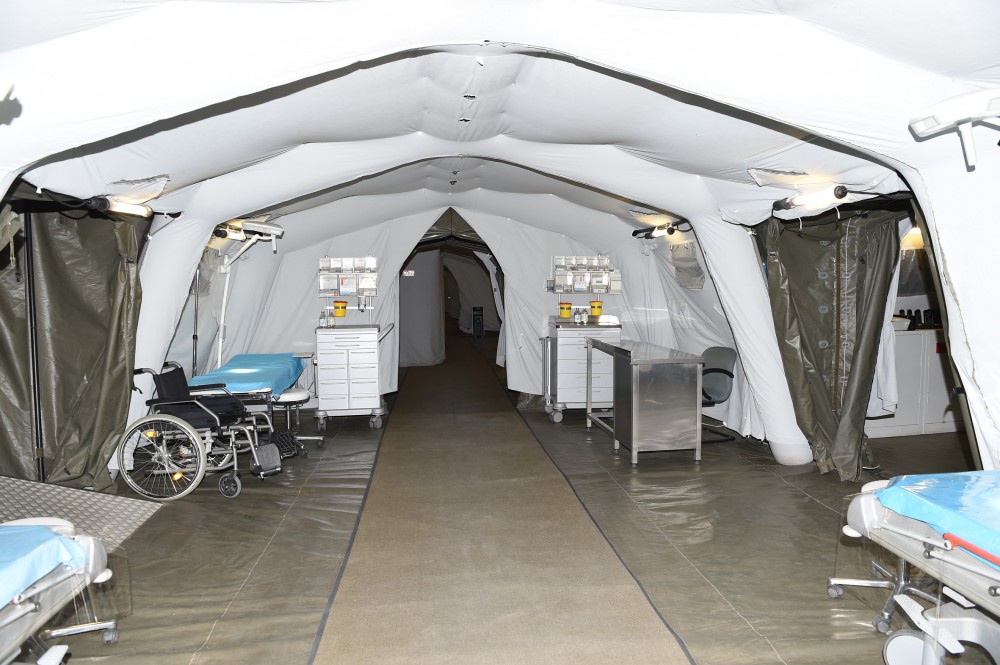 İşğaldan azad olunan ərazilərdə iki səhra hospitalı yaradılıb