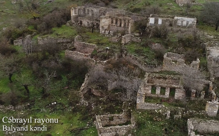 Cəbrayılın Balyand kəndindən görüntülər