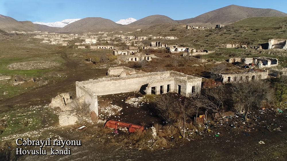 Cəbrayılın Hovuslu kəndindən yeni görüntülər