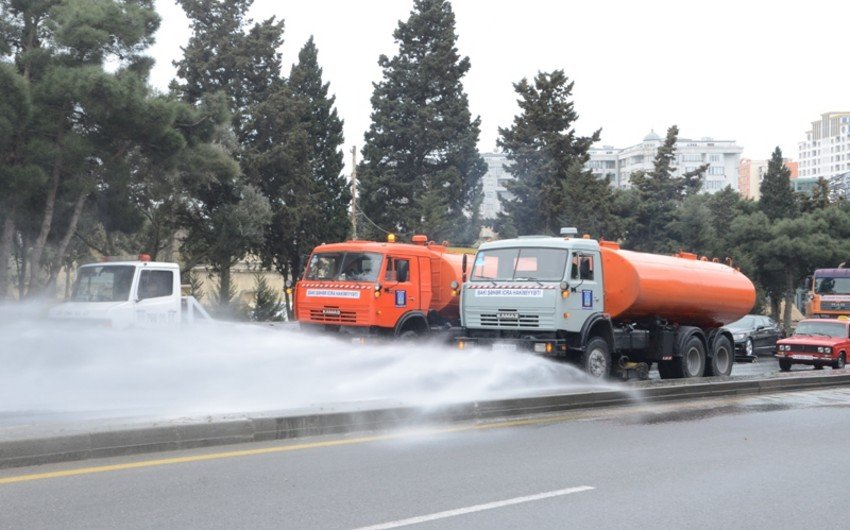 Yeni ilin ilk dezinfeksiyası sabah olacaq Yeni ilin ilk dezinfeksiyası sabah olacaq