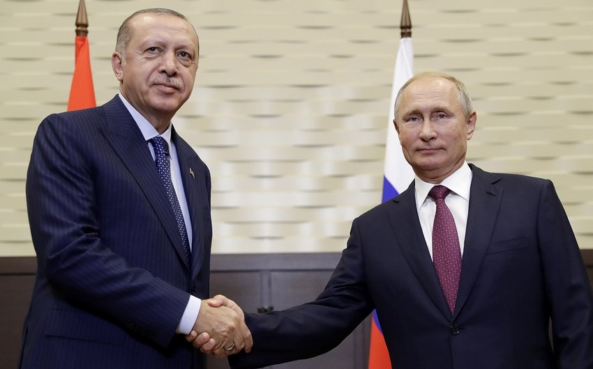 Ərdoğanla Putin Moskva görüşünü müzakirə etdi