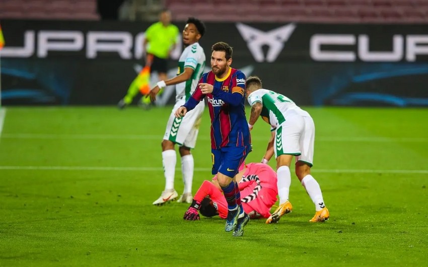 Messi İspaniya La Liqasının bombardiri oldu