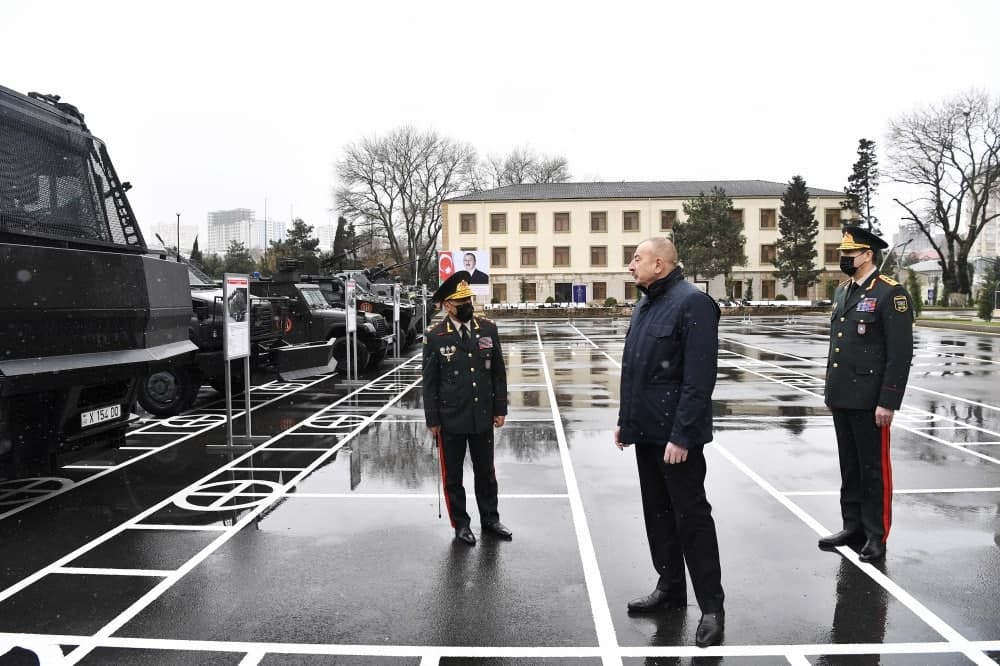 Azad olunan ərazilərdə komendant postları qurulur - Prezident baxış keçirdi