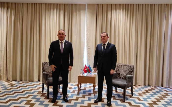 Bayramov və Çavuşoğlu Tacikistanda görüşdü