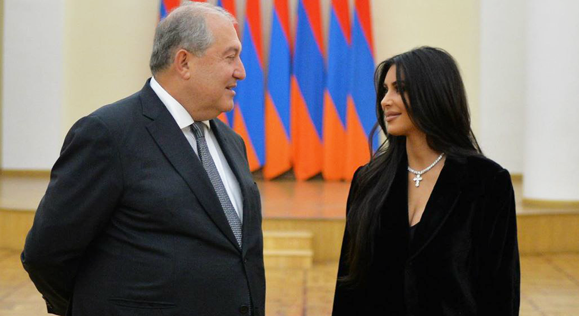 “SOYQIRIM” POZĞUNLUĞU - Ermənistan prezidenti Kim Kardaşyana təşəkkür etdi - FOTO ­