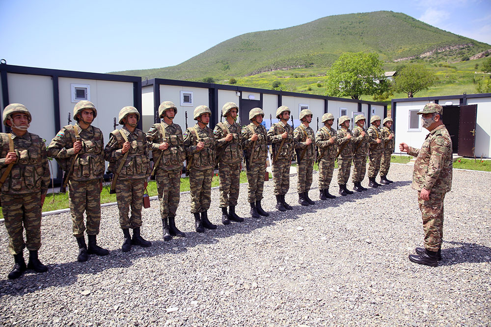 Zakir Həsənov döyüş qabiliyyətinin artırılması ilə bağlı tapşırıq verdi - FOTO