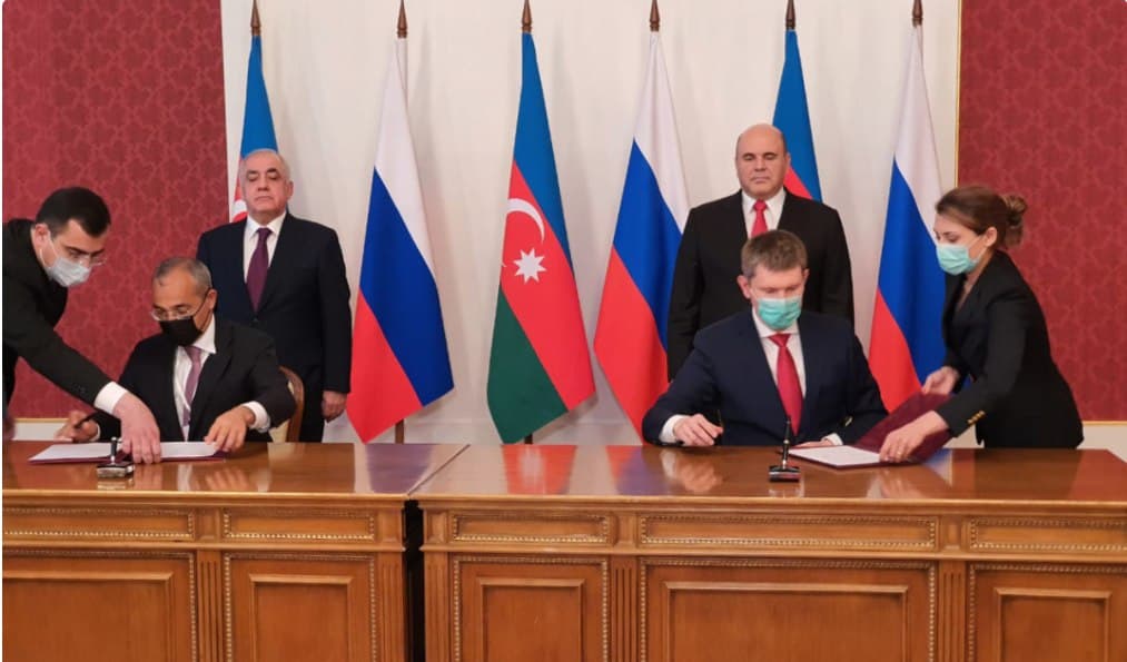 Azərbaycan ilə Rusiya arasında bir sıra sənədlər imzalandı