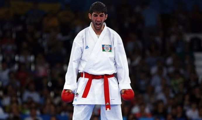 Azərbaycan karateçisi Firdovsi Fərzəliyev Tokioda ilk qələbəsini qazandı