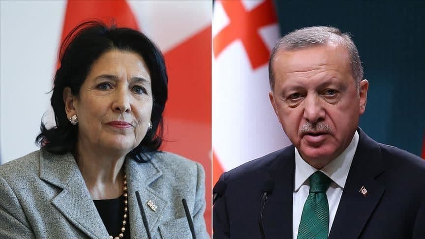 Gürcüstan prezidenti Ərdoğanla telefonla danışdı