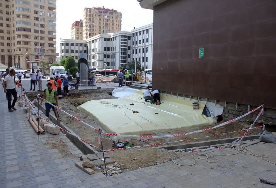 “Cəfər Cabbarlı” stansiyasının yerüstü sahəsində təmir işləri - FOTO