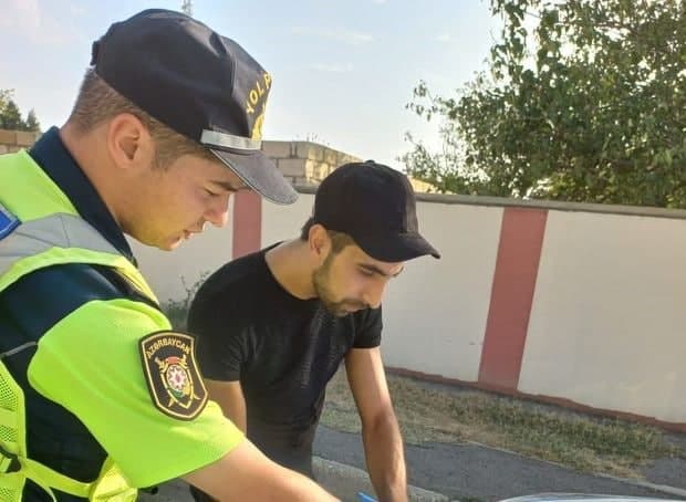 Yol polisi Samuxda reyd keçirdi - FOTO