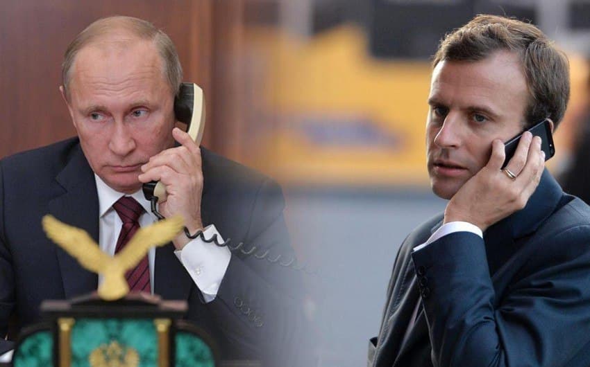 Putin Makronla Qarabağdan danışdı