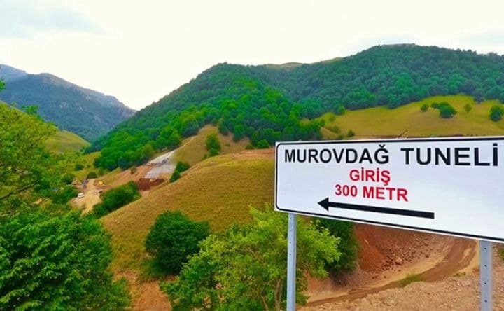 Murovdağın altından salınan tunelin inşası belə davam etdirilir – VİDEO