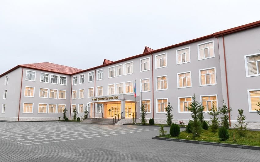 İsmayıllıda orta məktəbin yeni binasının açılışı oldu – FOTO-VİDEO