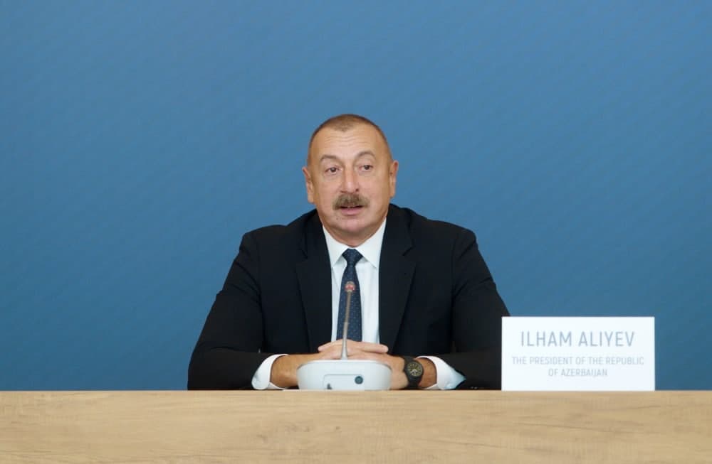 İlham Əliyev Qlobal Bakı Forumunda çıxış edir – FOTO/VİDEO 