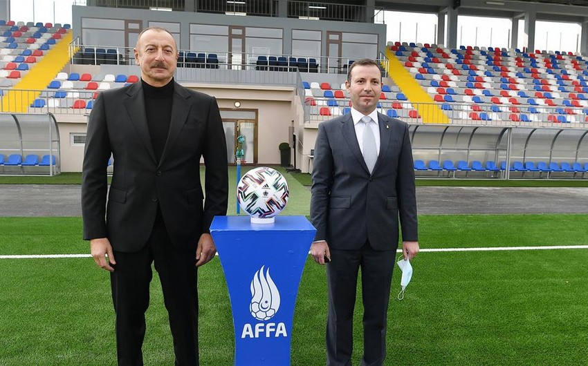 UEFA-nın saytı İlham Əliyevin stadion açılışında iştirakından yazdı - FOTO