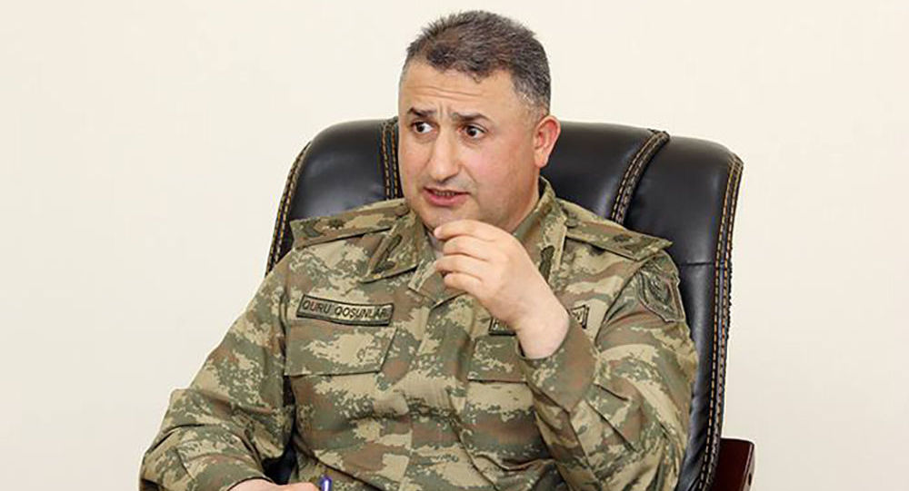 General-mayor Hikmət Həsənov minaya düşüb - FOTO General-mayor Hikmət Həsənov minaya düşüb - FOTO