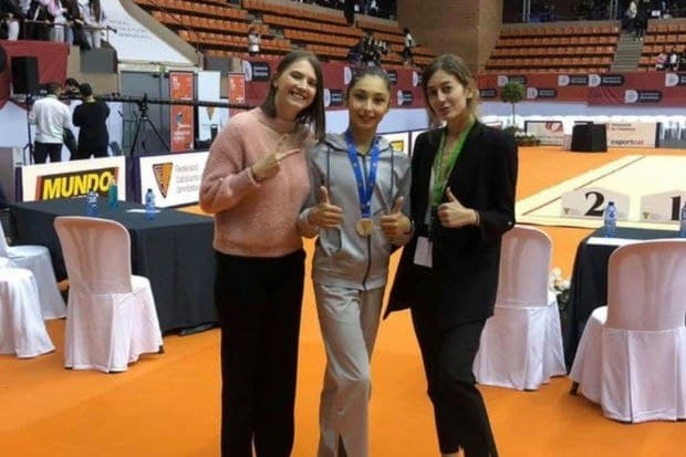 Azərbaycanlı gimnast İspaniyada gümüş medal qazandı