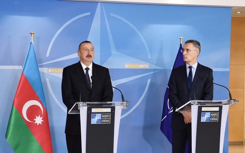 Prezident İlham Əliyev NATO Baş katibi ilə görüşdü - FOTO/VİDEO