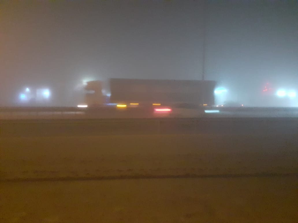 Bu yollarda duman görmə məsafəsini azaldıb - SÜRÜCÜLƏR, DİQQƏT! - FOTO