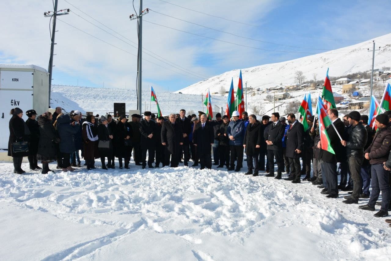 Daşkəsəndə iki elektrik yarımstansiyası istifadəyə verildi – FOTO