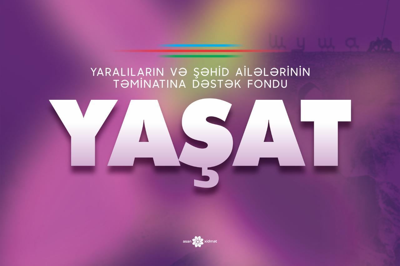 YAŞAT Fondu 52 milyon 510 min 529 manat 67 qəpiyi hara xərcləyib? - DETALLAR/FOTO YAŞAT Fondu 52 milyon 510 min 529 manat 67 qəpiyi hara xərcləyib? - DETALLAR/FOTO