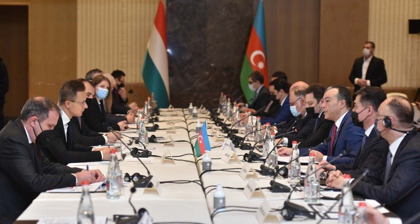 Bakıda Azərbaycan-Macarıstan Birgə Komissiyasının iclası keçirilir - 8-ci görüş 
