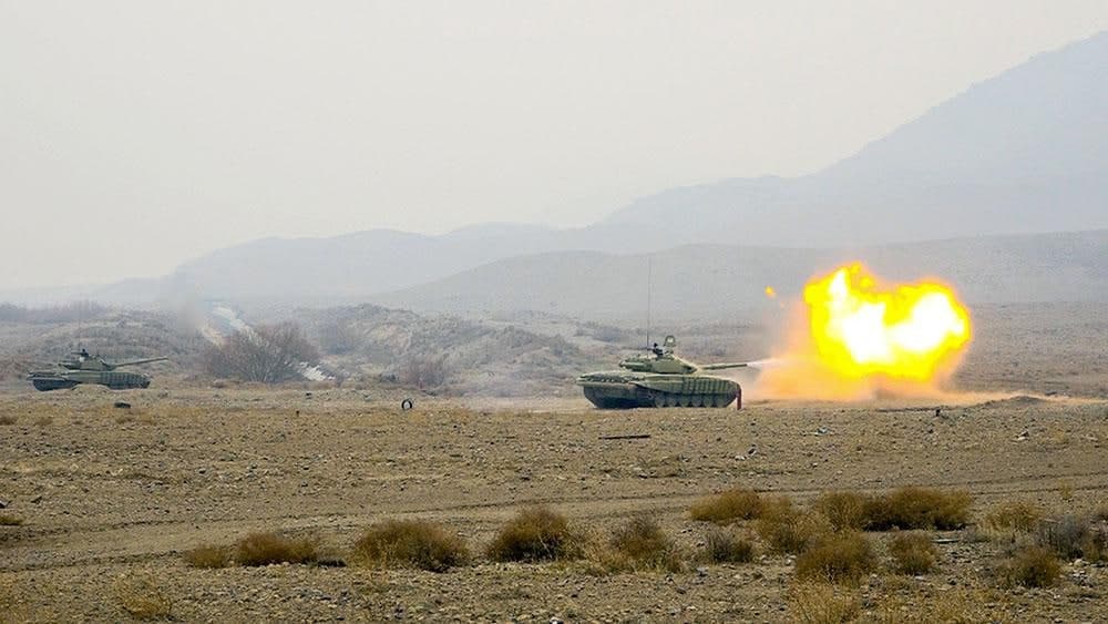 Naxçıvanda tank bölməsinə həyəcan siqnalı verildi – FOTO/VİDEO