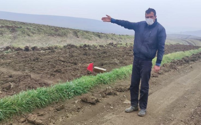 İran vətəndaşı yolu azaraq Azərbaycana keçdi - FOTO