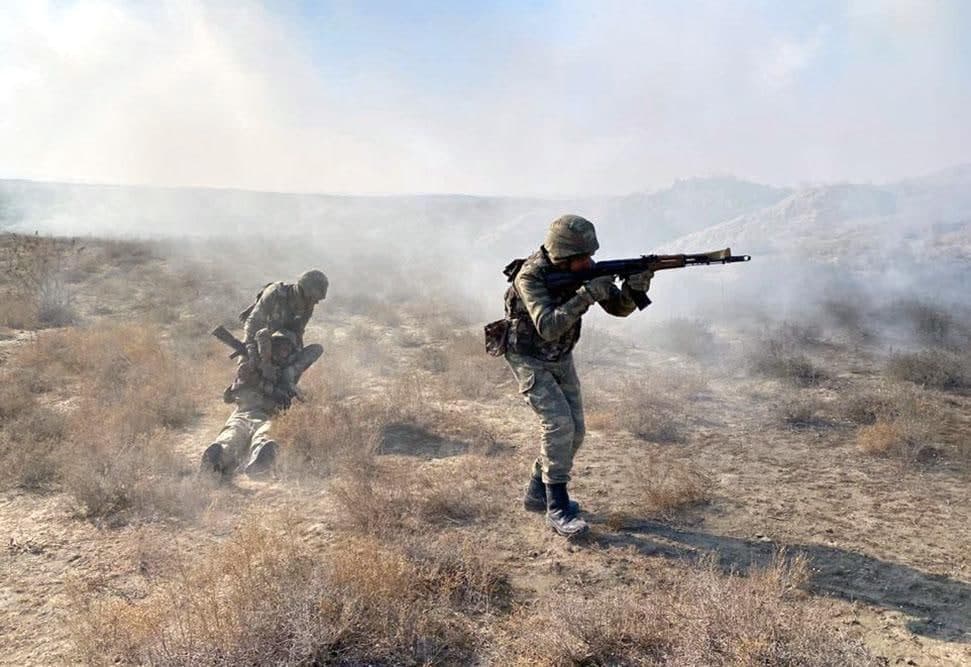 Azərbaycan Ordusunun yeni taktiki TƏLİMİ - FOTO