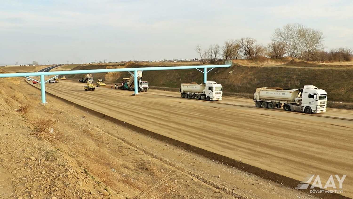 Bakı-Qazax yolunun genişləndirilməsi işləri ilin sonuna qədər yekunlaşacaq - FOTO/VİDEO 