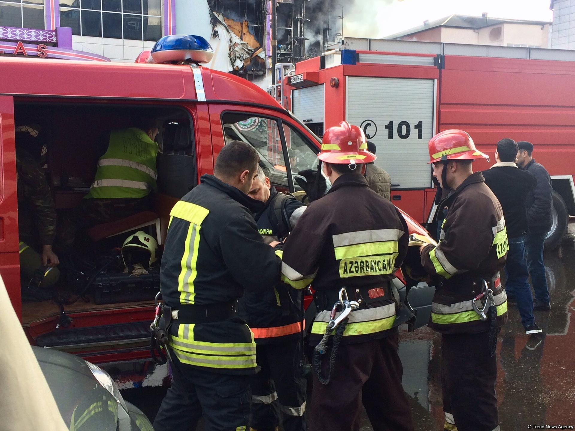 Ötən sutka 29 yanğın olub, FHN 6 nəfəri xilas edib 