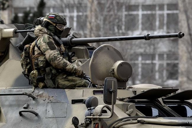 Ukrayna ordusu gürcü legionu ilə birlikdə daha bir rus kolonunu məhv etdi - VİDEO