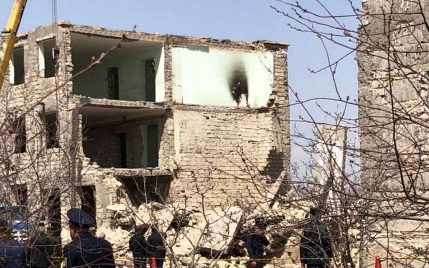 Naxçıvanda məktəb binası uçdu - 4 ölü, 1 yaralı var - RƏSMİ AÇIQLAMA - FOTO