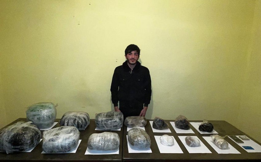 DSX ölkəyə 34 kiloqram narkotik gətirilməsinin qarşısını aldı - FOTO