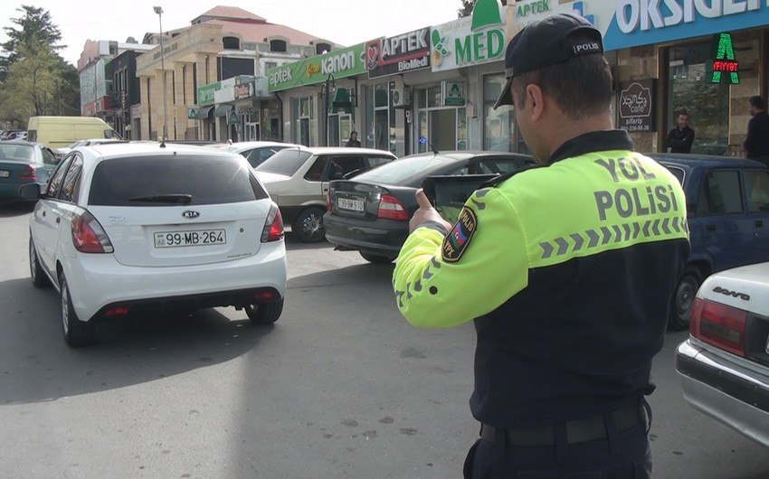 Yol polisi Zaqatalada 20 sürücünü cərimələdi - FOTO