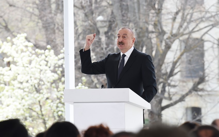 “İmtina etsələr, biz də Ermənistanın ərazi bütövlüyünü tanımayacağıq” - Prezident