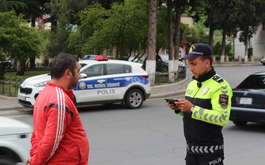 Zaqatalada yol polisinin REYDİ: Bəzi piyadalar... - FOTO