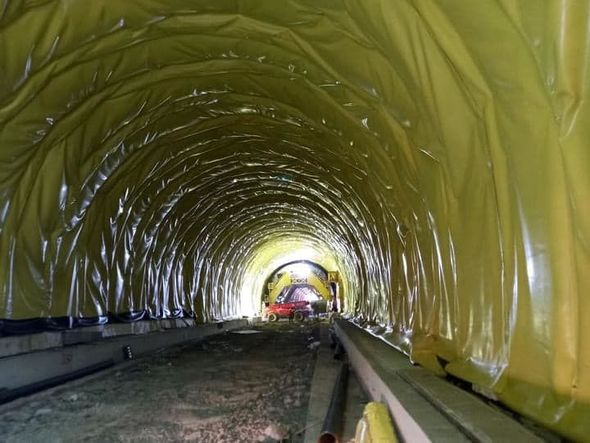 Əhmədbəyli-Füzuli-Şuşa yolundakı tunellərin tikintisindən yeni görüntülər – FOTO