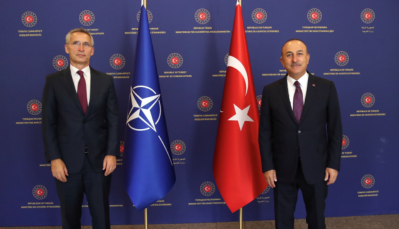 Çavuşoğlu NATO-nun baş katibi ilə danışdı