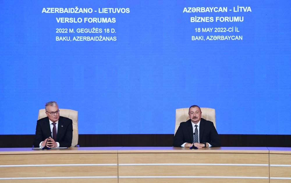 Bakıda Azərbaycan-Litva biznes forumu keçirilib - FOTO