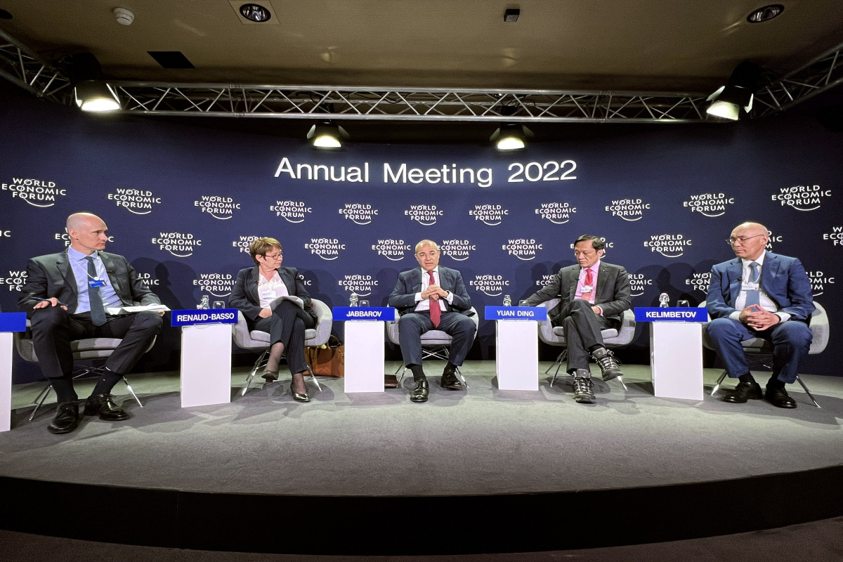Mikayıl Cabbarov Davos İqtisadi Forumunda