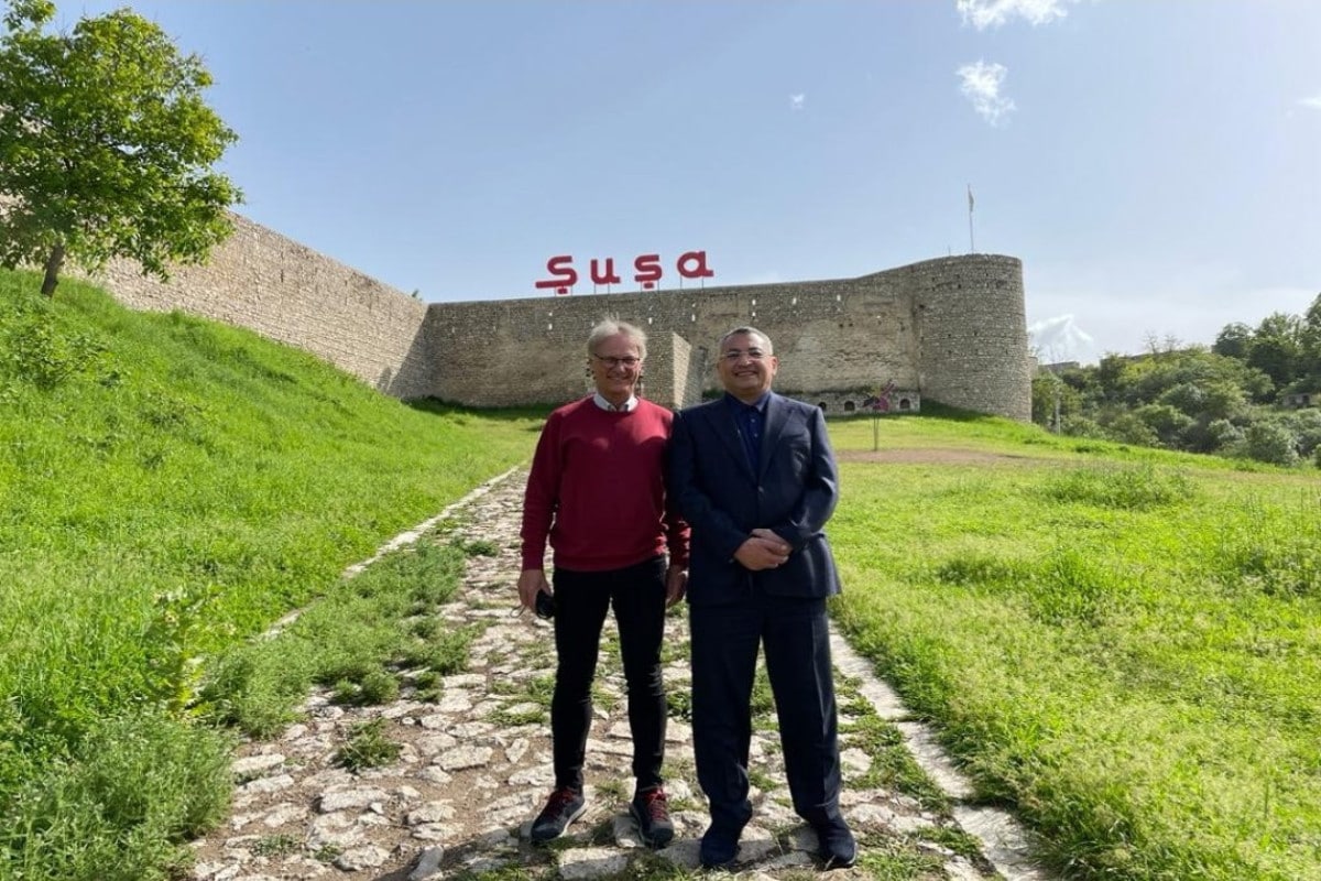Almaniya səfiri Şuşaya getdi - FOTO Almaniya səfiri Şuşaya getdi - FOTO