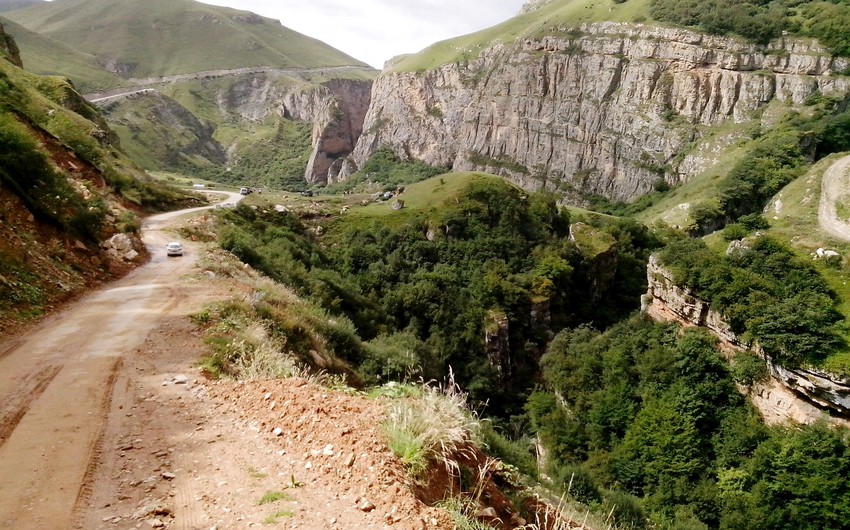 Xınalığa gedən yol qismən açıldı - YENİLƏNİB - FOTO