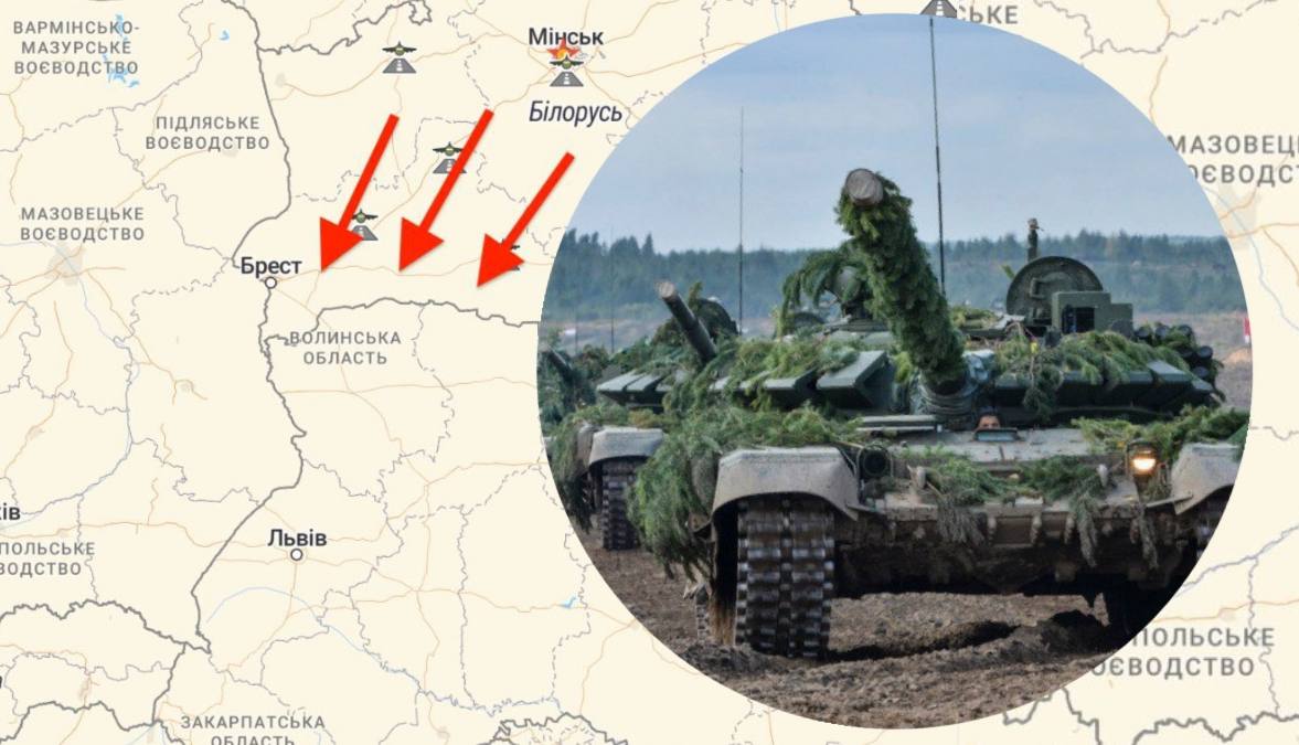 Belarus ordusu Ukrayna ilə sərhəddədir - İKİNCİ CƏBHƏ AÇILIR? - FOTO