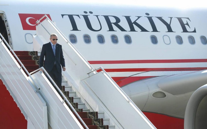 Ərdoğan Bakıya yola düşdü Ərdoğan Bakıya yola düşdü